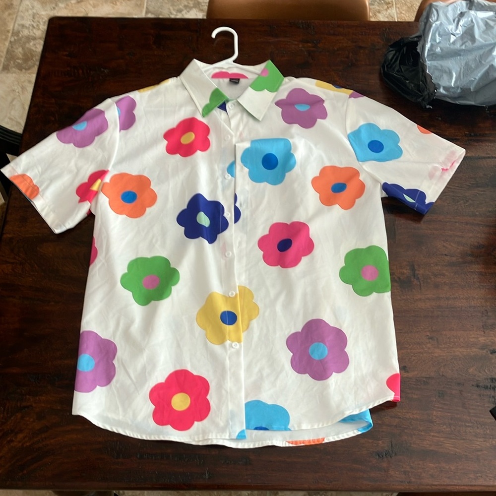 NFINITY Pink and White Shirt